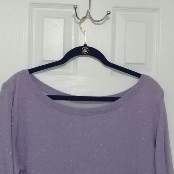 Sparkly boatneck topper - Picture 3 of 5